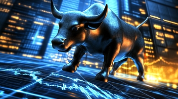 金融股票牛市创意2