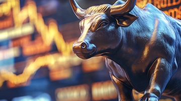 金融股票牛市创意1