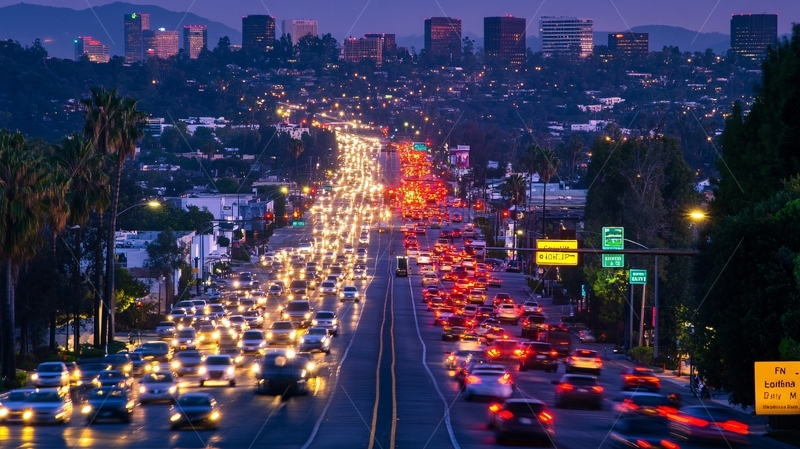高清大图下载【趣麦麦图】洛杉矶交通15