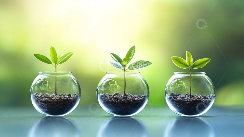 高清大图下载【趣麦麦图】萌发新生概念3