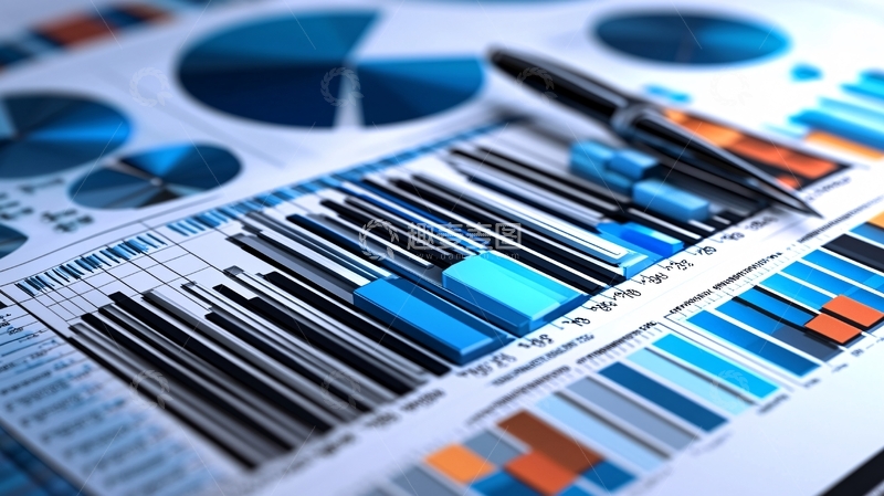 高清大图下载【趣麦麦图】统计财富投资理财