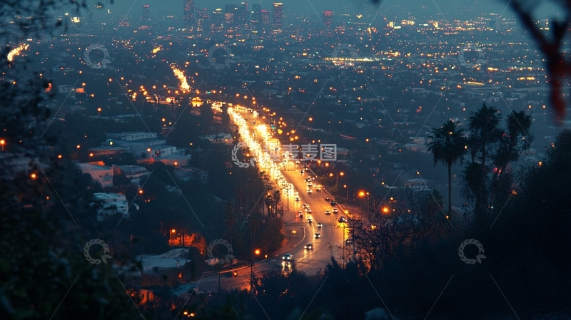 高清大图下载【趣麦麦图】清迈灯火