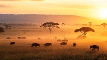 动物迁徙非洲风情2