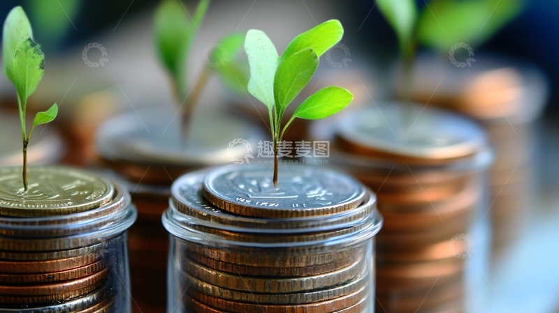 高清大图下载【趣麦麦图】金融财富投资保险