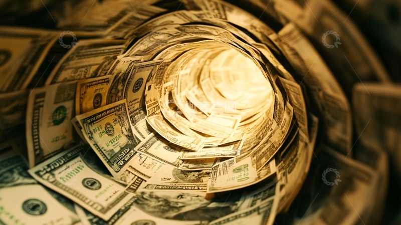 高清大图下载【趣麦麦图】财富创意钱财美金股市2