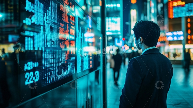 高清大图下载【趣麦麦图】股票交易场景2