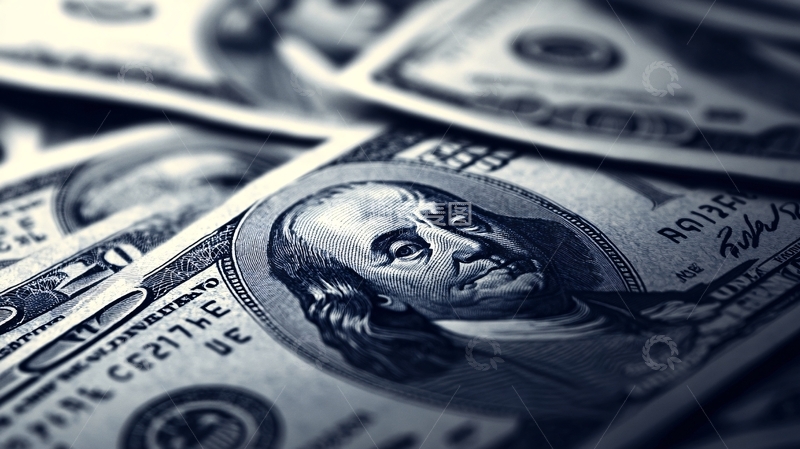 高清大图下载【趣麦麦图】财富创意钱财美金股市6