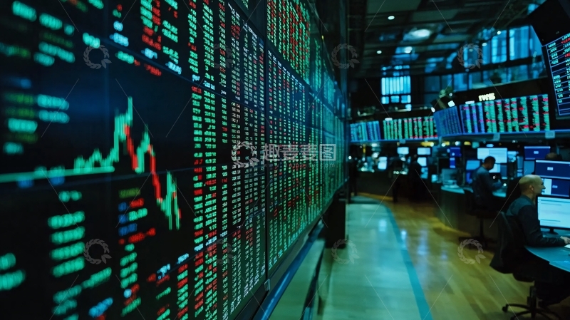 高清大图下载【趣麦麦图】股票交易场景3