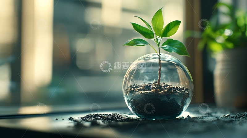 高清大图下载【趣麦麦图】桌面意境植物2