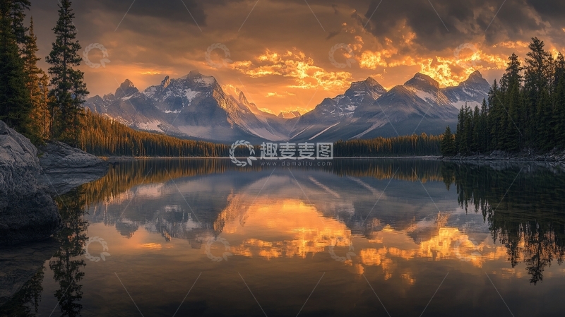 高清大图下载【趣麦麦图】湖泊风光壁纸5