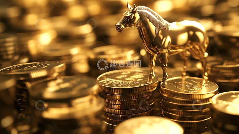 高清大图下载【趣麦麦图】财富创意钱财美金股市9