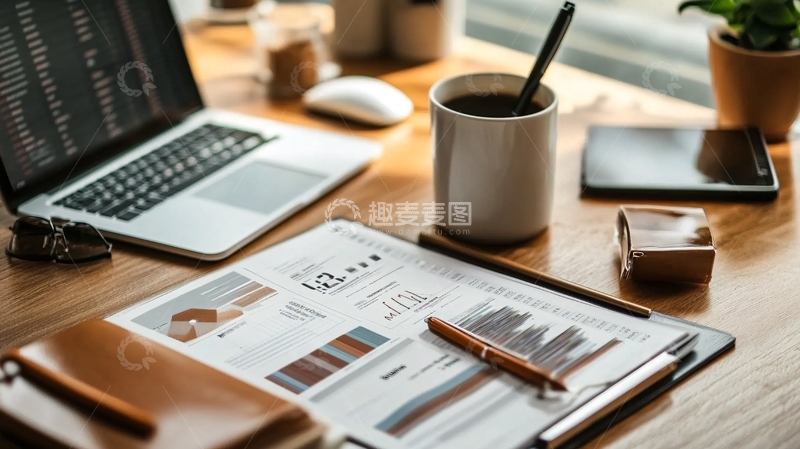 高清大图下载【趣麦麦图】金融投资文具建材