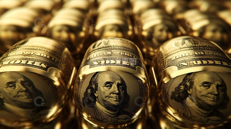 高清大图下载【趣麦麦图】财富创意钱财美金股市7