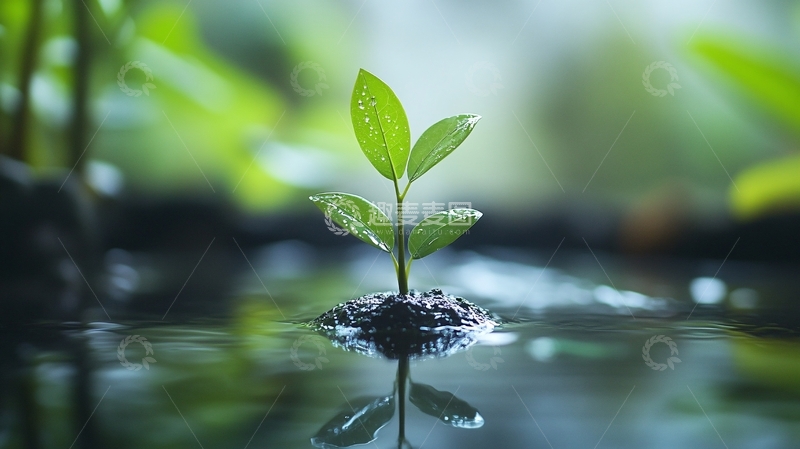 高清大图下载【趣麦麦图】生命发芽生长2