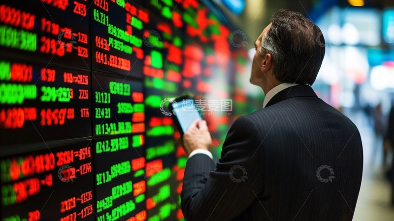 高清大图下载【趣麦麦图】股票交易场景4