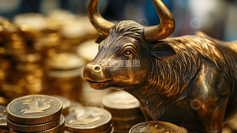 高清大图下载【趣麦麦图】牛市经济金融4