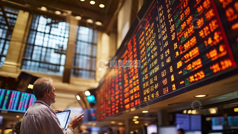 高清大图下载【趣麦麦图】股票交易大厅3