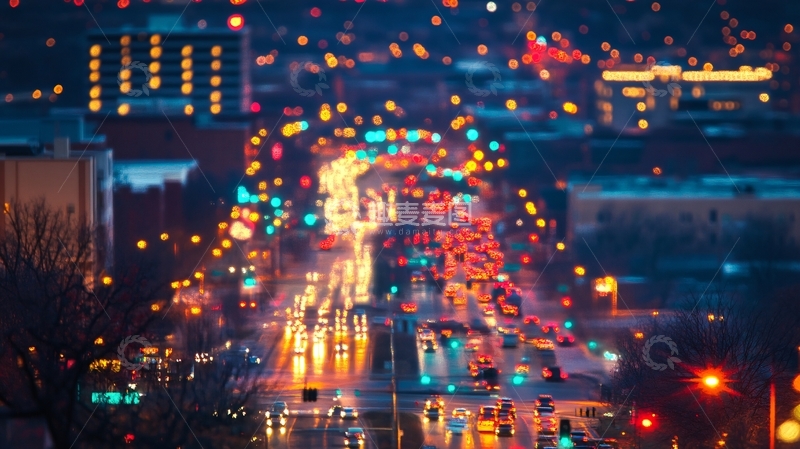 高清大图下载【趣麦麦图】朦胧城市风光2