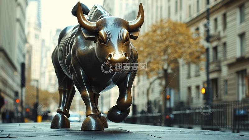 高清大图下载【趣麦麦图】华尔街铜牛6