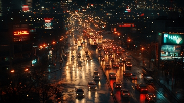 都市雨夜6
