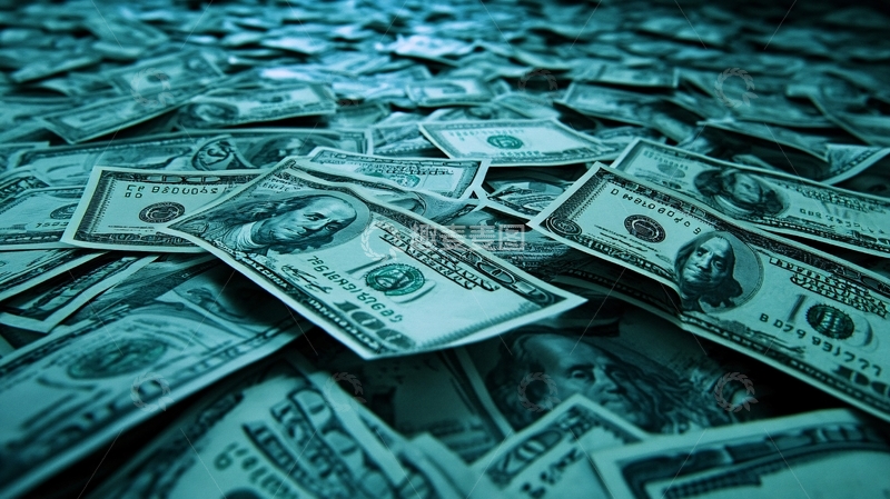 高清大图下载【趣麦麦图】财富创意钱财美金股市11