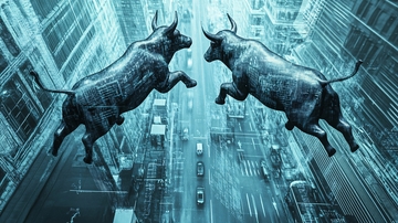 金融股票牛市创意3