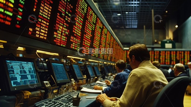 高清大图下载【趣麦麦图】股票交易大厅2