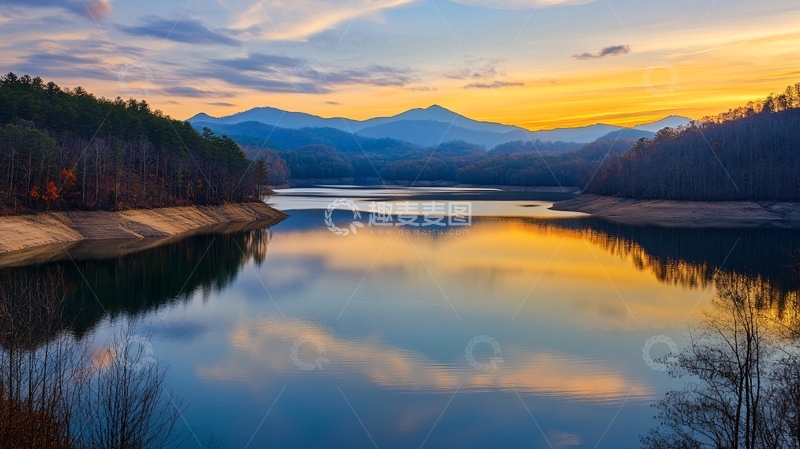 高清大图下载【趣麦麦图】小天池日出1