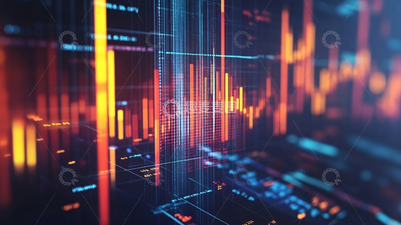 高清大图下载【趣麦麦图】金融线图4