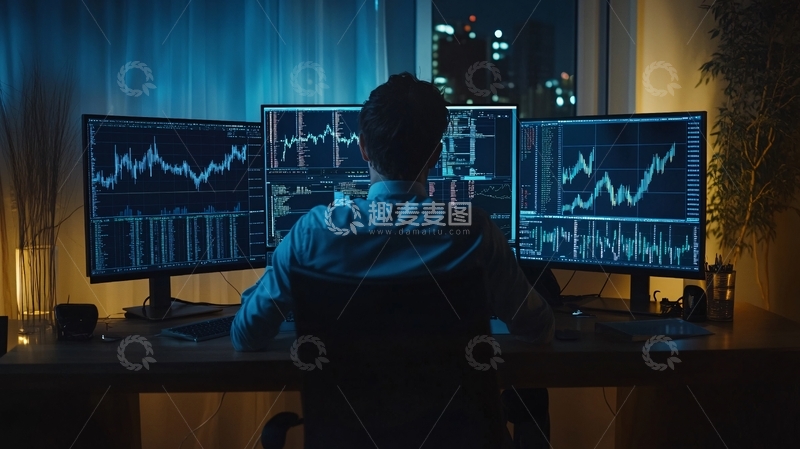 高清大图下载【趣麦麦图】股票交易员8