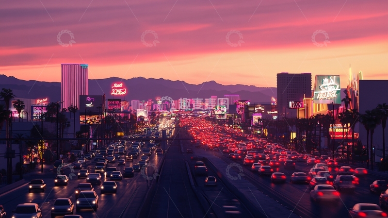 高清大图下载【趣麦麦图】洛杉矶交通19