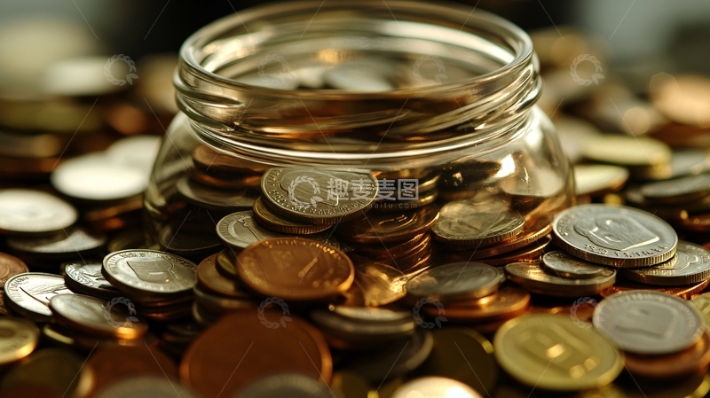 高清大图下载【趣麦麦图】财富创意钱财美金股市12