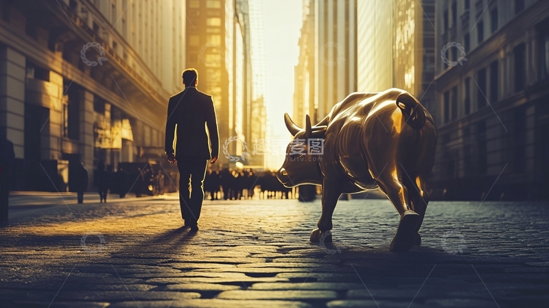 高清大图下载【趣麦麦图】华尔街铜牛8
