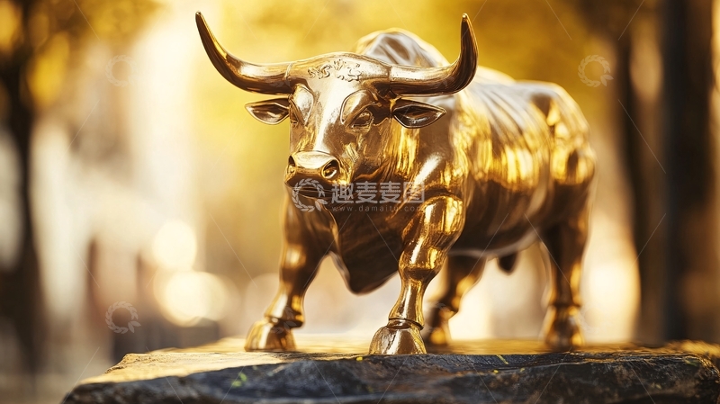 高清大图下载【趣麦麦图】华尔街铜牛9