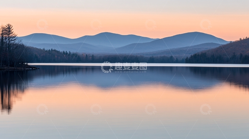 高清大图下载【趣麦麦图】杜鹃湖日出5