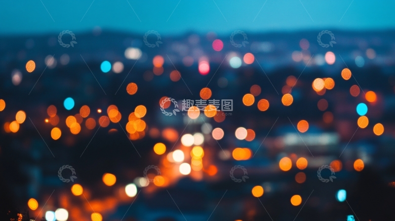 高清大图下载【趣麦麦图】朦胧城市风光4