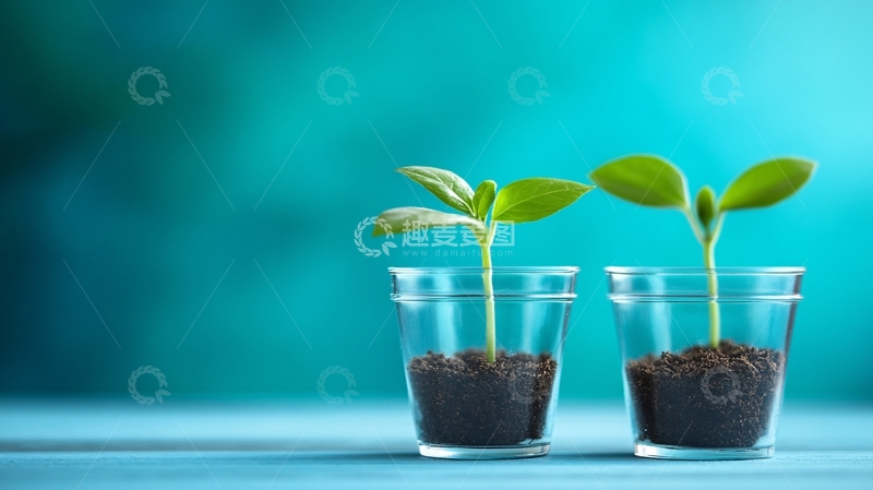 高清大图下载【趣麦麦图】希望的小苗