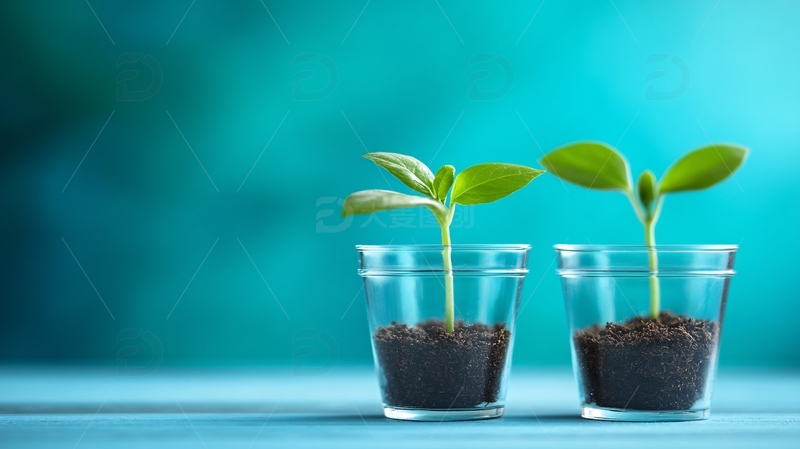 高清大图下载【趣麦麦图】希望的小苗