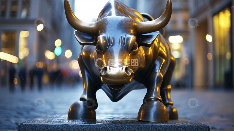 高清大图下载【趣麦麦图】华尔街铜牛10