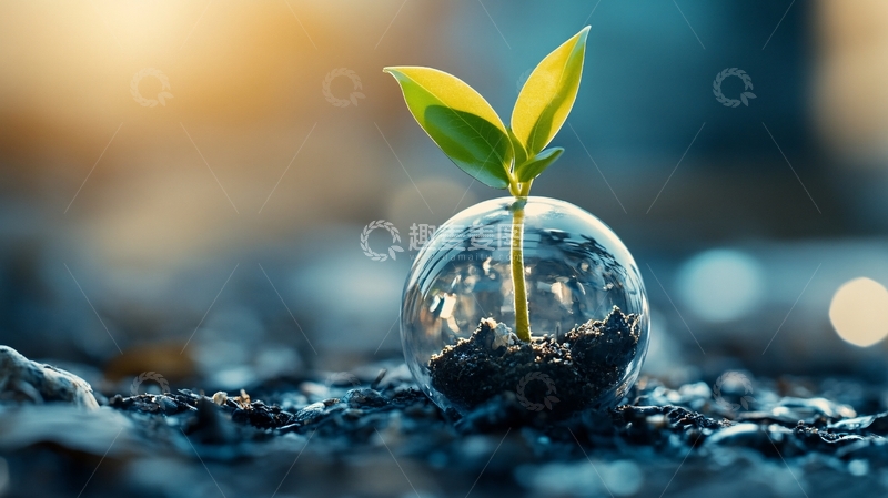 高清大图下载【趣麦麦图】萌发新生概念12