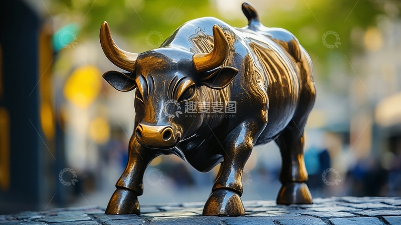 高清大图下载【趣麦麦图】华尔街铜牛7