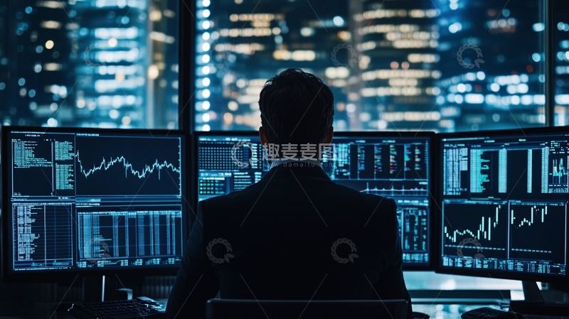 高清大图下载【趣麦麦图】股票交易员15