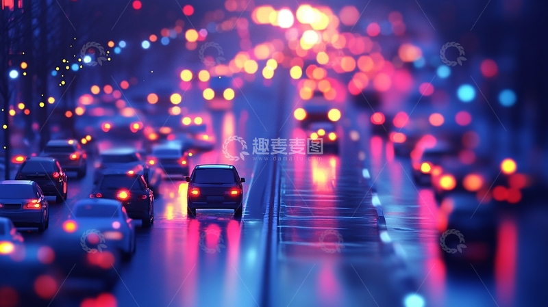 高清大图下载【趣麦麦图】智慧交通科技11