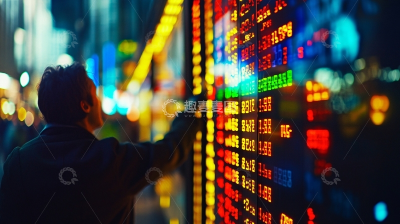 高清大图下载【趣麦麦图】股票交易场景6