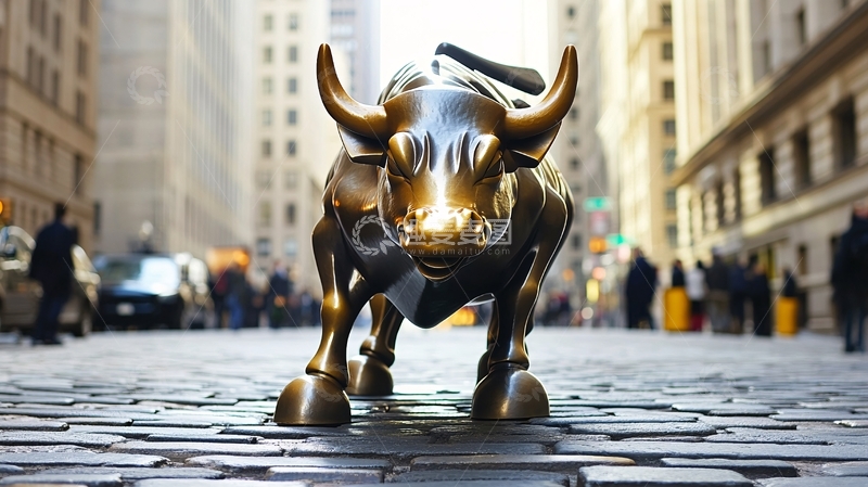 高清大图下载【趣麦麦图】华尔街铜牛12