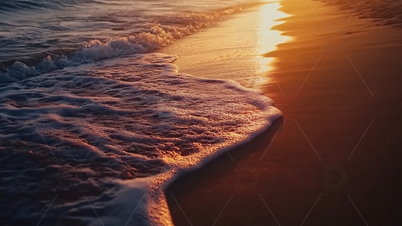 高清大图下载【趣麦麦图】金滩白浪3