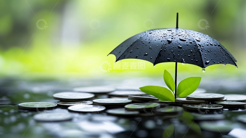高清大图下载【趣麦麦图】绿色基金绿色保险1