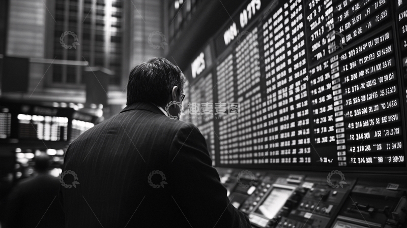 高清大图下载【趣麦麦图】股票交易场景8