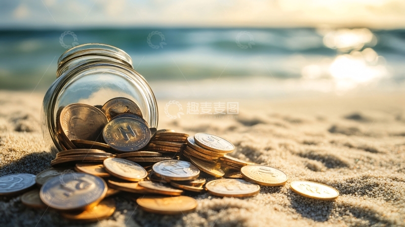 高清大图下载【趣麦麦图】黄金地段理财投资保险1