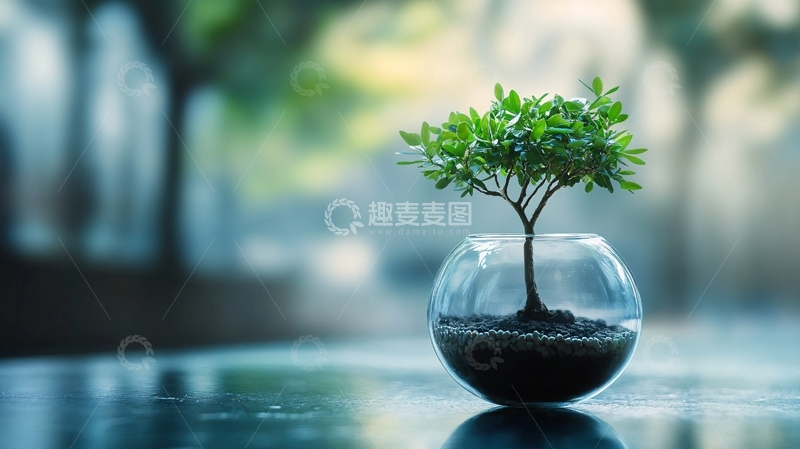 高清大图下载【趣麦麦图】桌面意境植物5